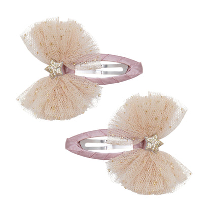 Large Tutu Bow Hair Clips