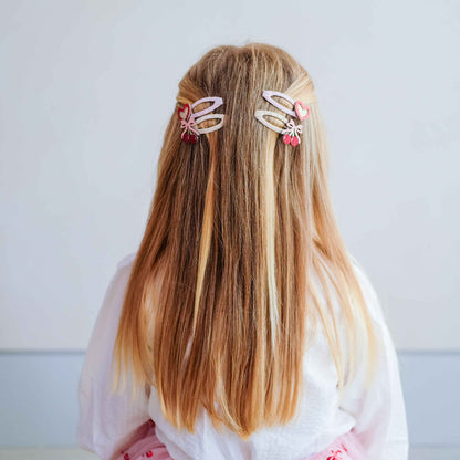 Fancy Cherries Hair Clips