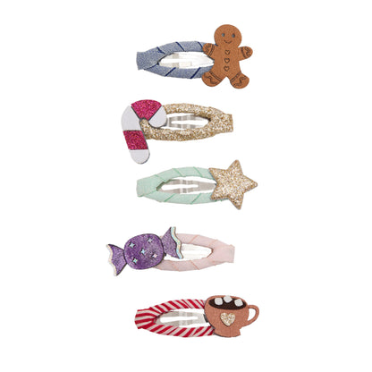 Cosy Christmas Food Mini Hair Clips