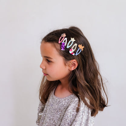 Cosy Christmas Food Mini Hair Clips