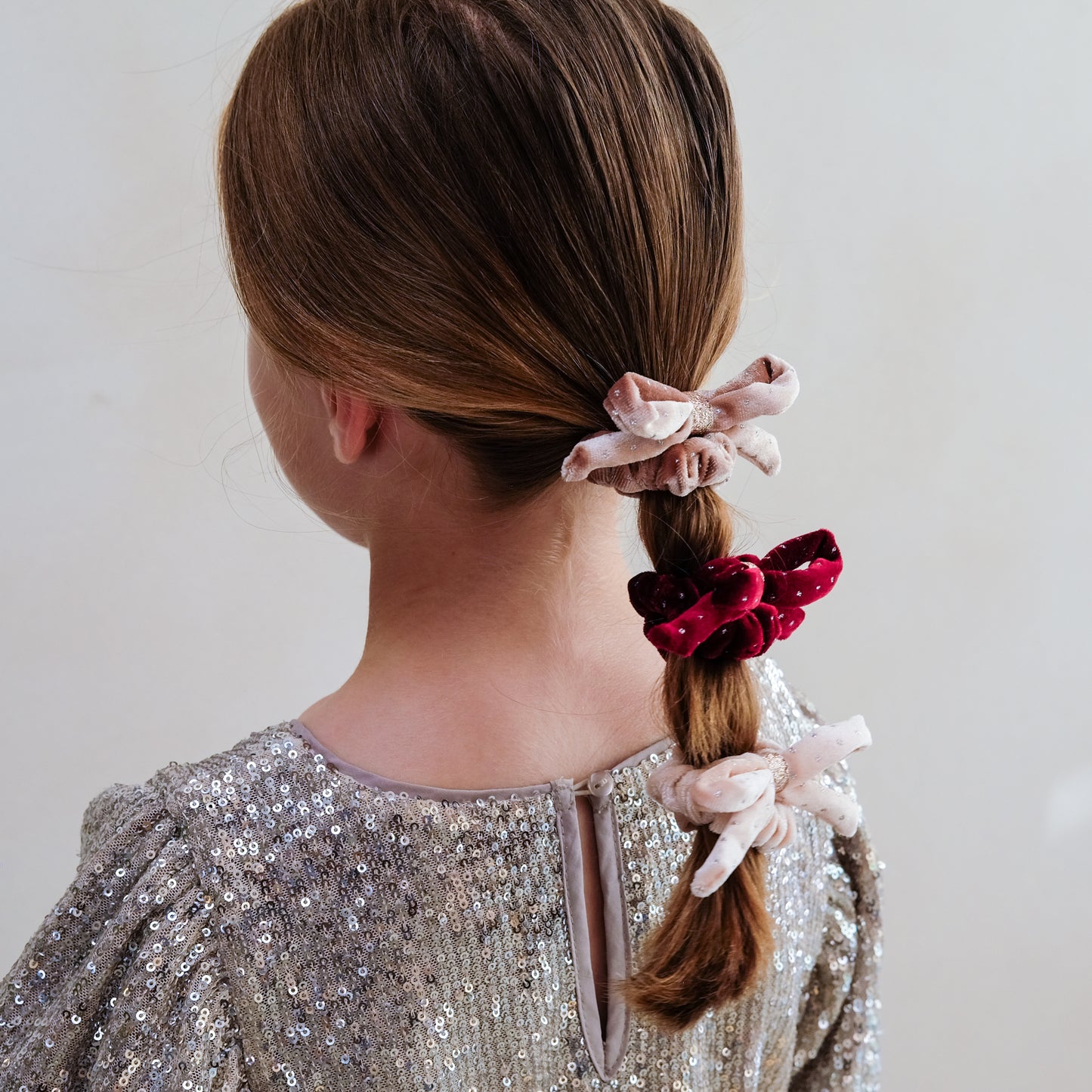 Velvet Bow Scrunchies