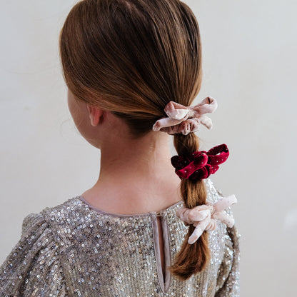 Velvet Bow Scrunchies