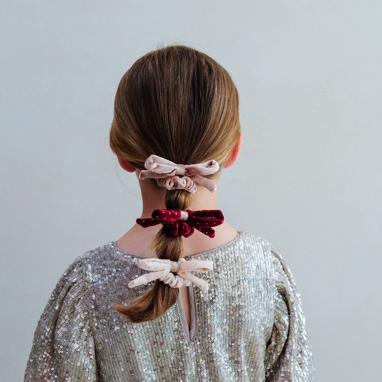 Velvet Bow Scrunchies