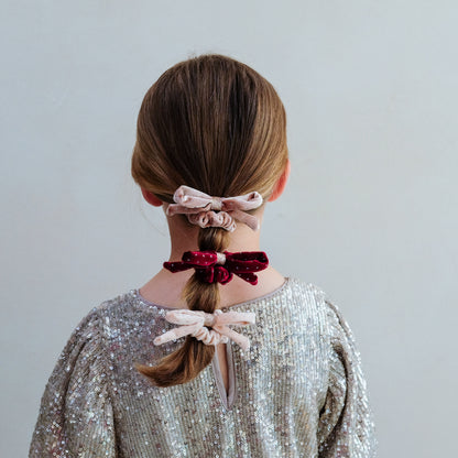 Velvet Bow Scrunchies