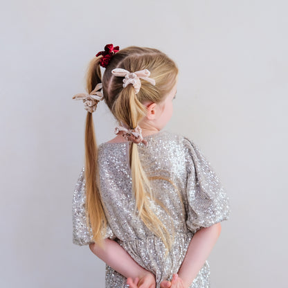 Velvet Bow Scrunchies