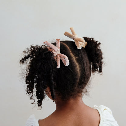 Velvet Bow Scrunchies
