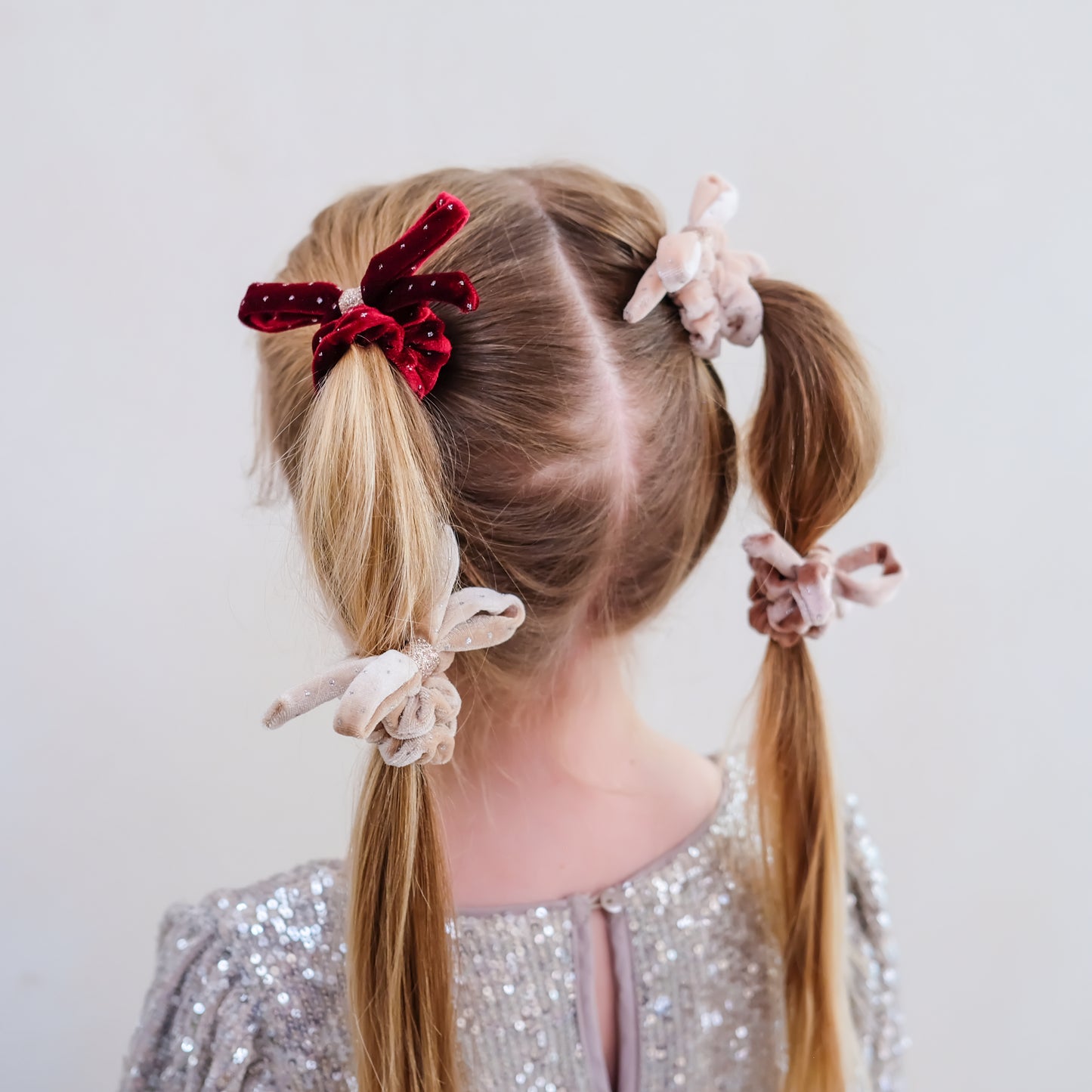Velvet Bow Scrunchies