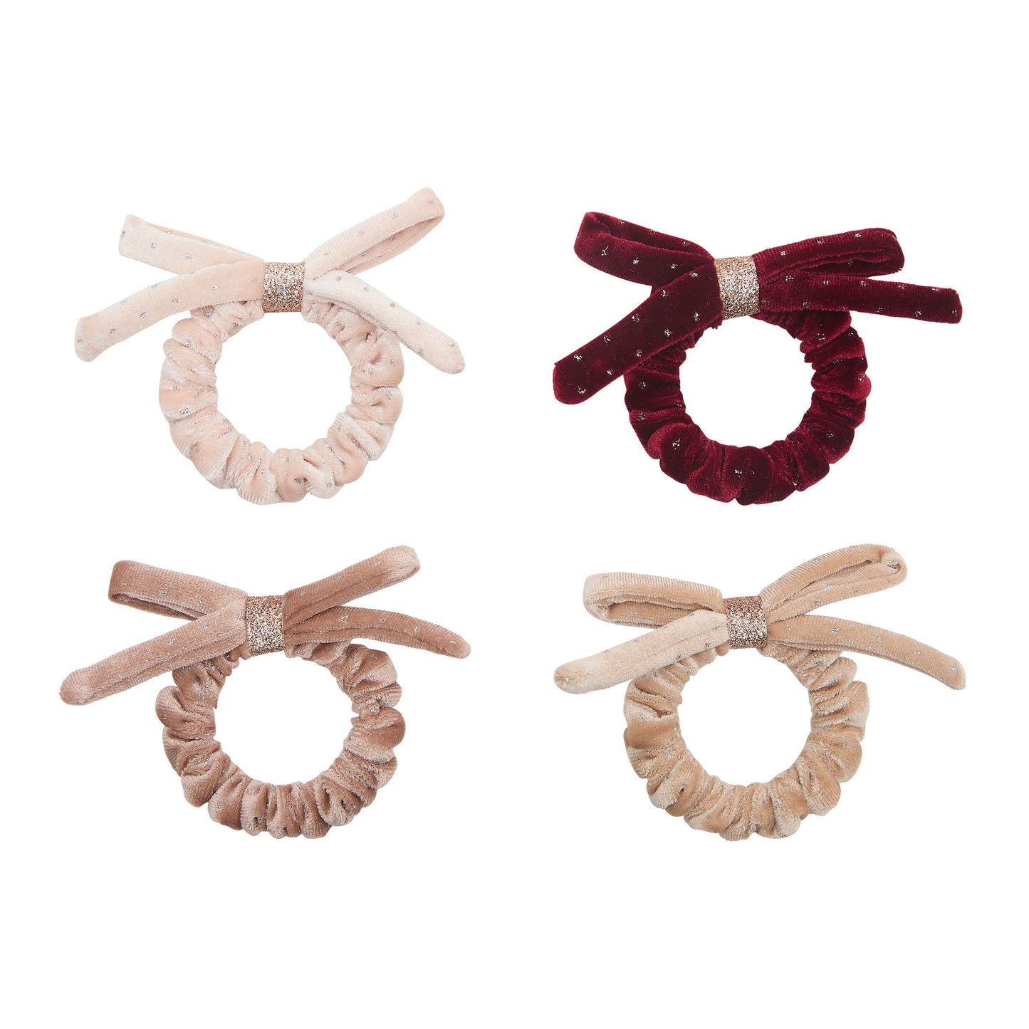 Velvet Bow Scrunchies