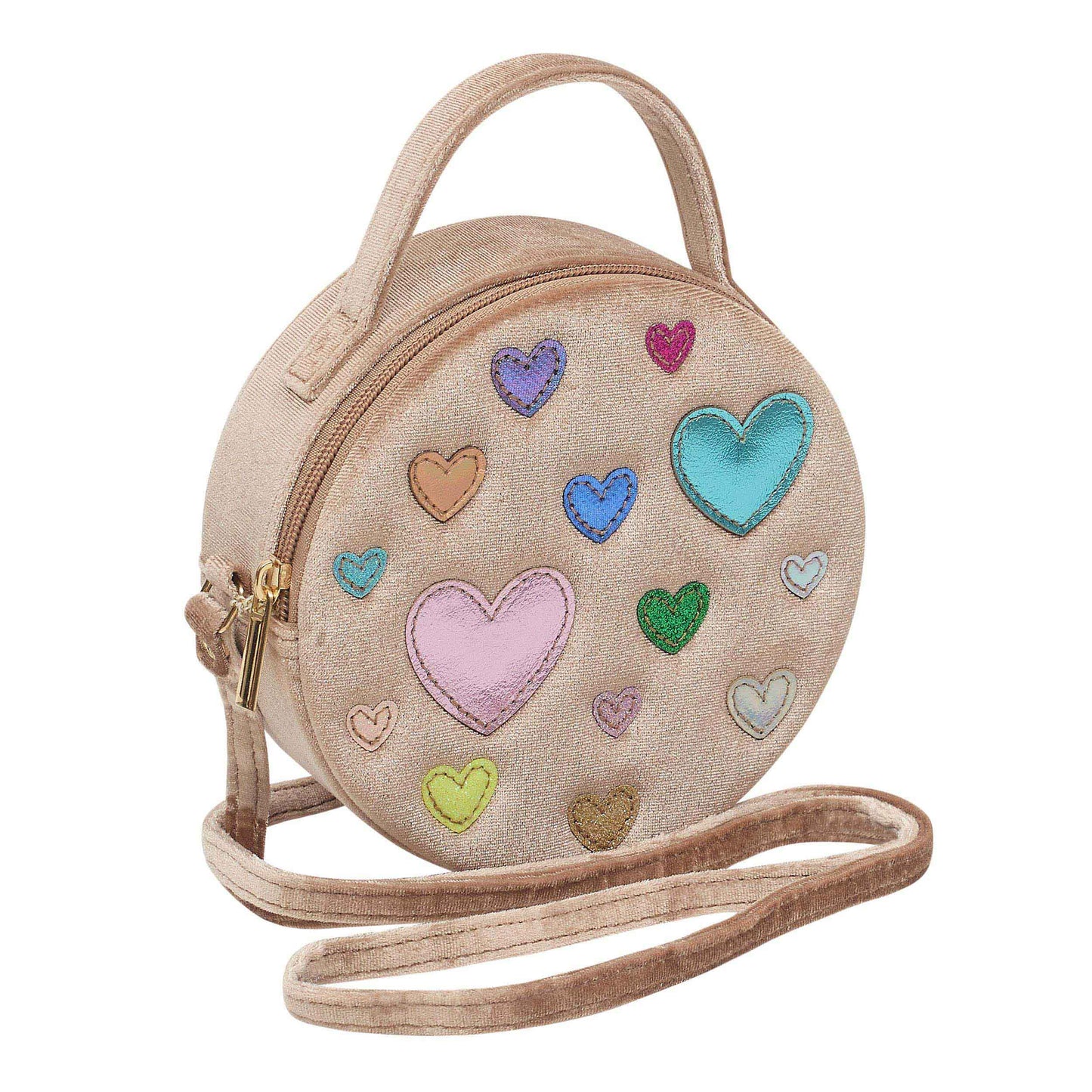 Scatter Heart Velvet Bag