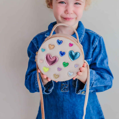 Scatter Heart Velvet Bag