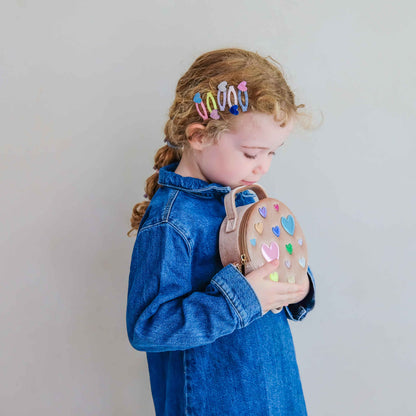Scatter Heart Velvet Bag