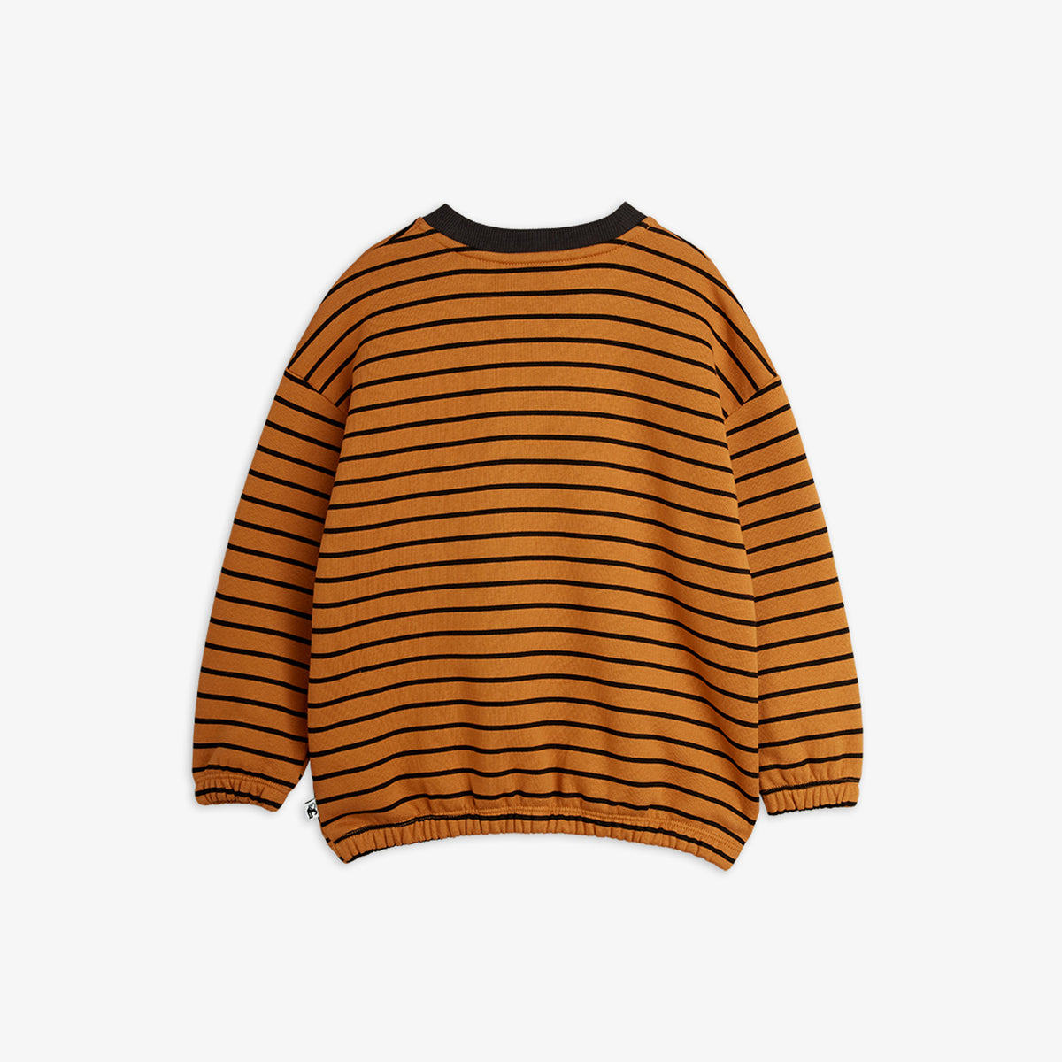Mini Rodini Striped Sweatshirt Brown