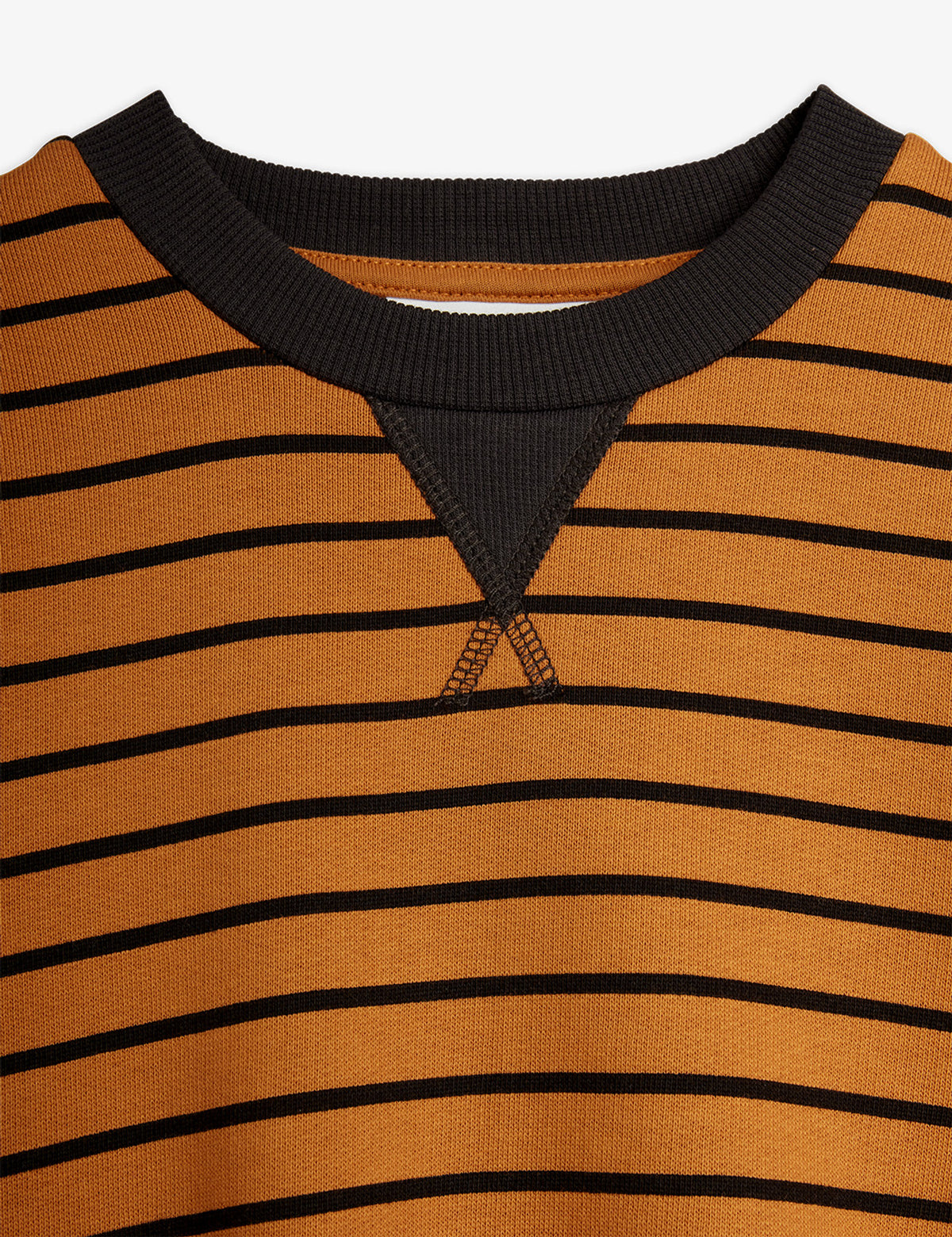 Mini Rodini Striped Sweatshirt Brown