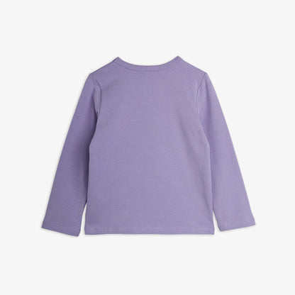 Mini Rodini Violas Panel Long Sleeve Tee Purple