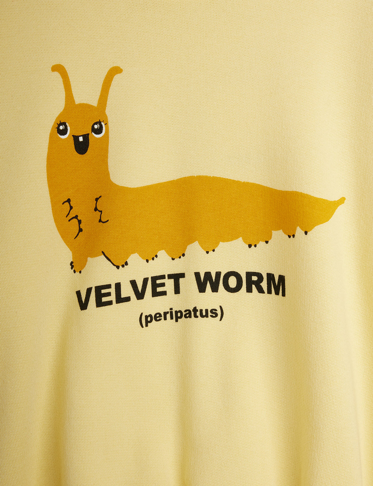 Mini Rodini Velvet Worm Sweat Set Yellow