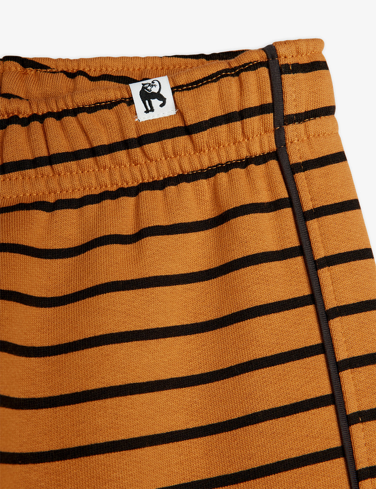 Mini Rodini Striped Sweatpants Brown