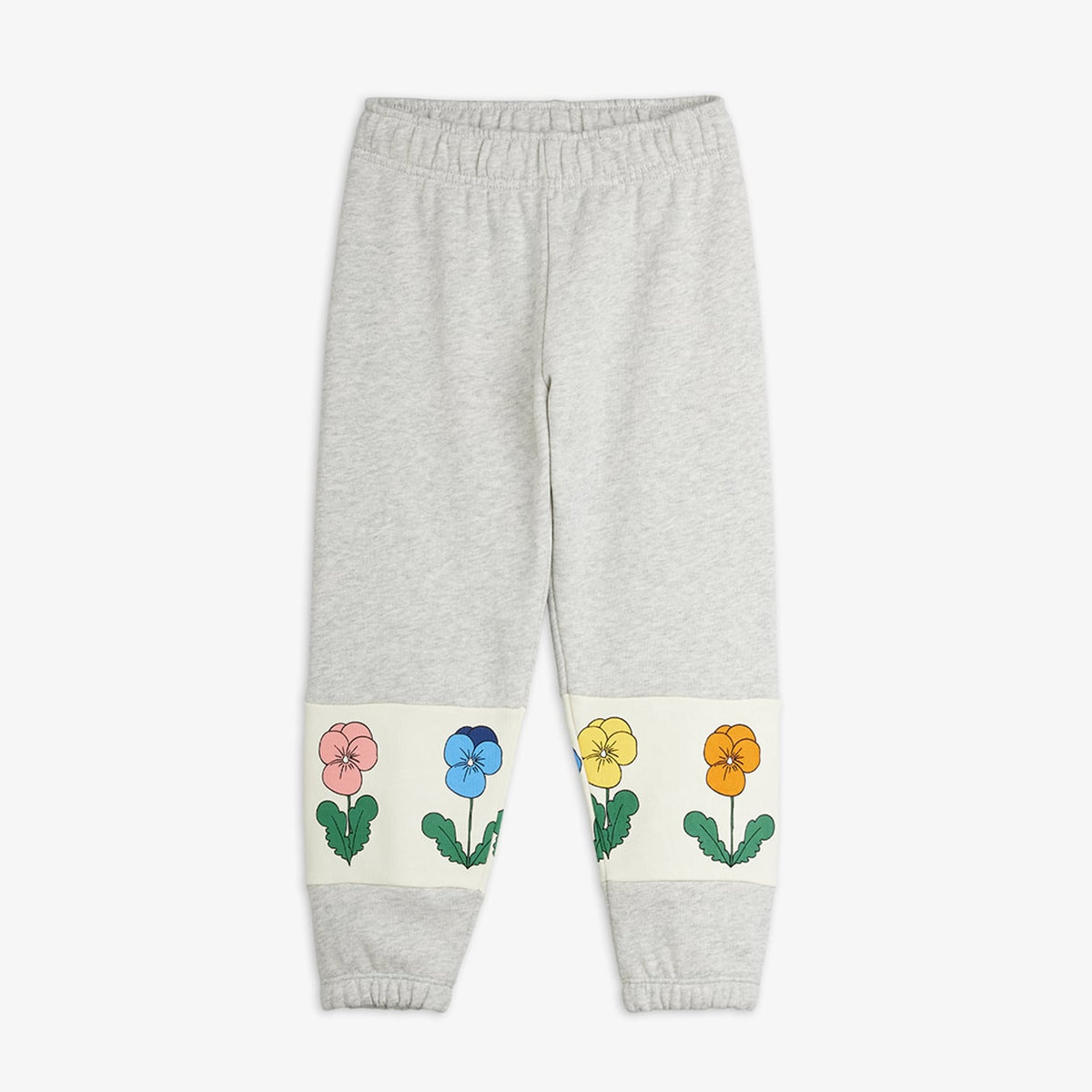Mini Rodini Violas Panel Sweatpants Grey Melange