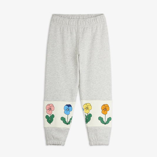 Mini Rodini Violas Panel Sweatpants Grey Melange