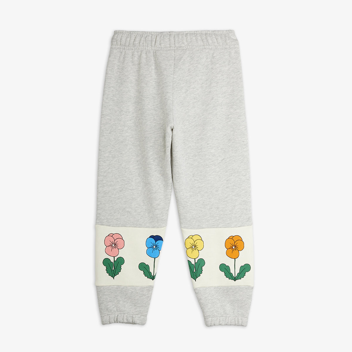 Mini Rodini Violas Panel Sweatpants Grey Melange