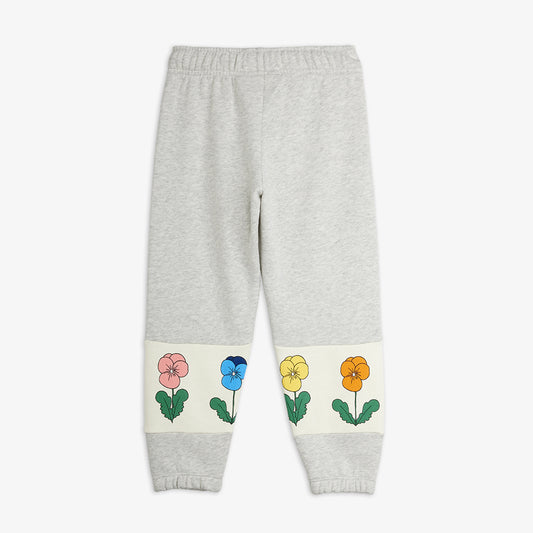 Mini Rodini Violas Panel Sweatpants Grey Melange