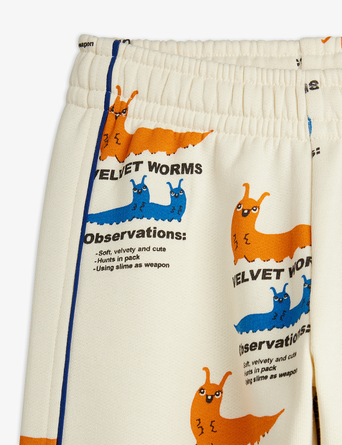 Mini Rodini Velvet Worms Piping Sweatpants Multi