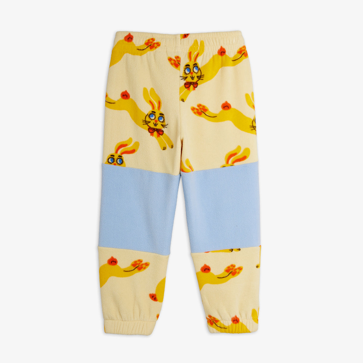 Mini Rodini Rabbits Fleece Trousers Yellow