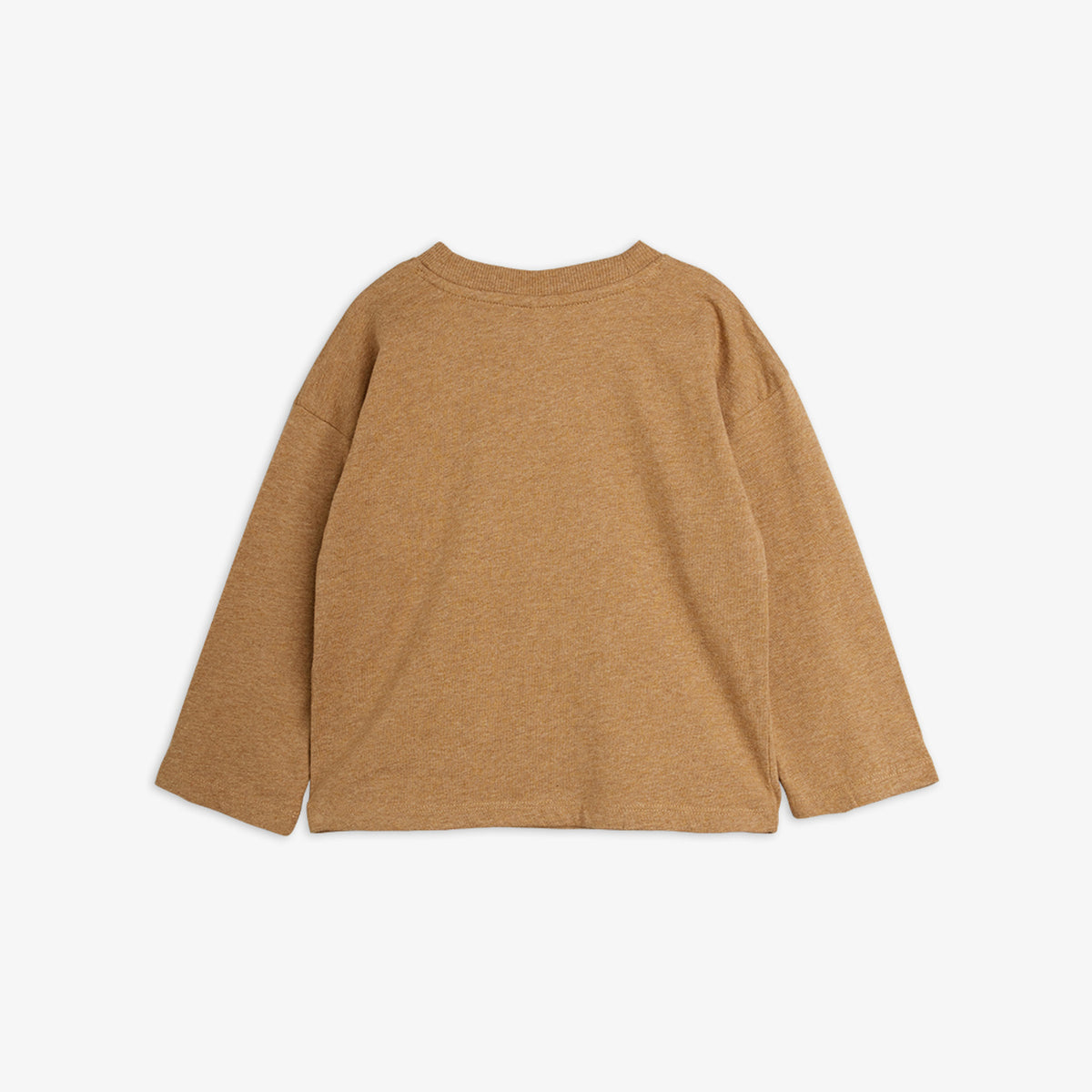 Mini Rodini Panther Melange Long Sleeve T-Shirt Brown