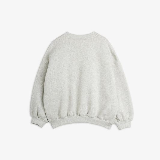 Mini Rodini Elephant Shrew Embroidered Sweatshirt Grey Melange