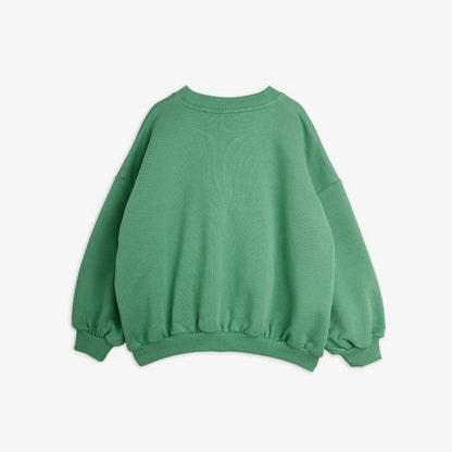 Mini Rodini Elephant Shrew Chenille Sweatshirt Green
