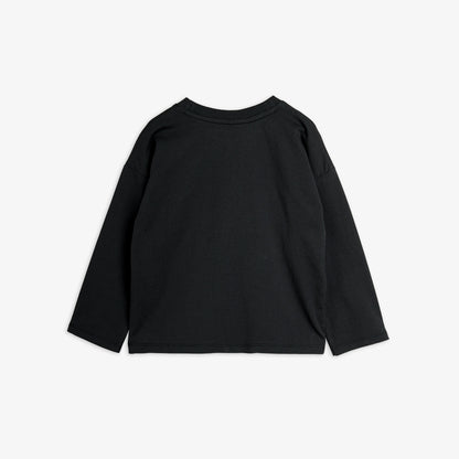 Mini Rodini Ritzratz Patch Long Sleeve T-Shirt Black