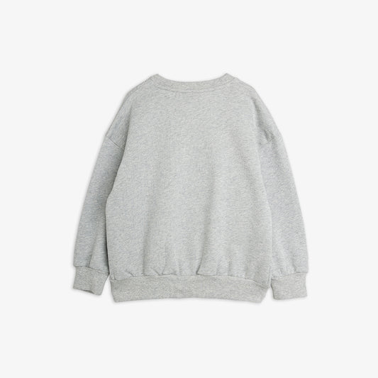 Mini Rodini Heart Appliqué Sweatshirt Grey Melange