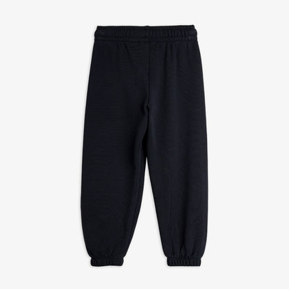 Mini Rodini Rabbit Appliqué Sweatpants Black