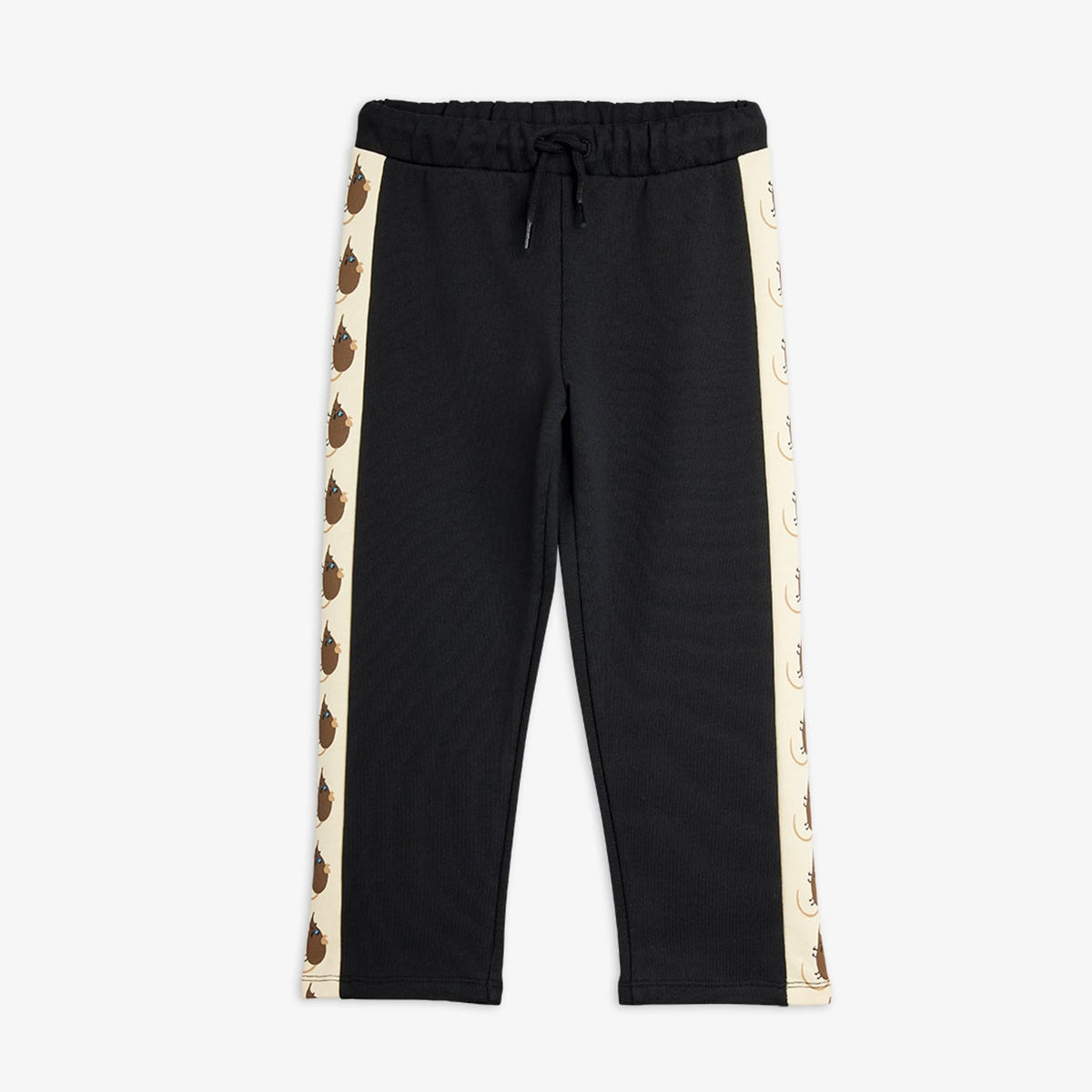 Mini Rodini Elephant Shrew Panel Sweatpants Black
