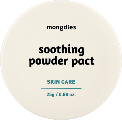 Mongdies Soothing Powder Pact 25g | Talc-Free Cooling Powder for Baby | EWG Green