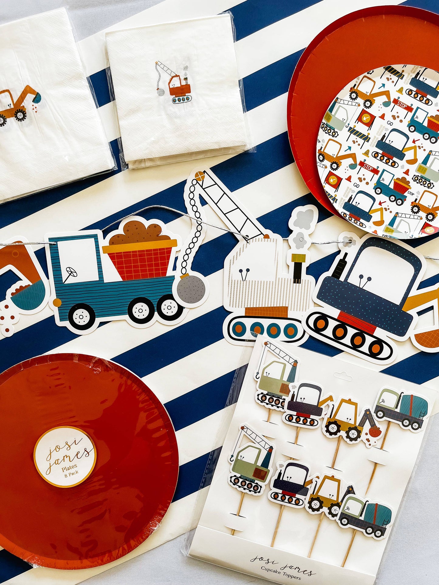 Builder Cupcake Toppers