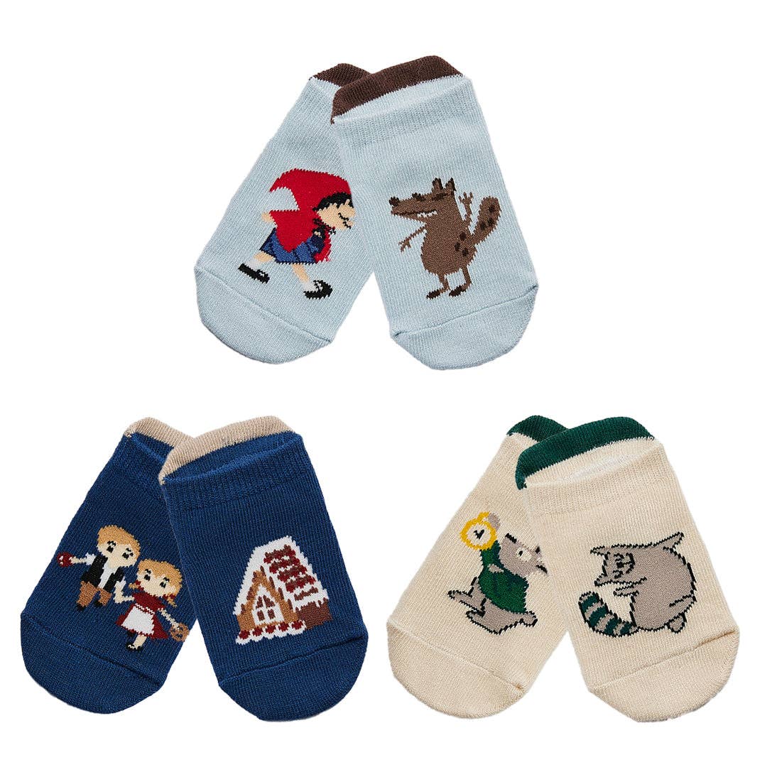 BabyRabbit Storybook Socks Set: 1-3T