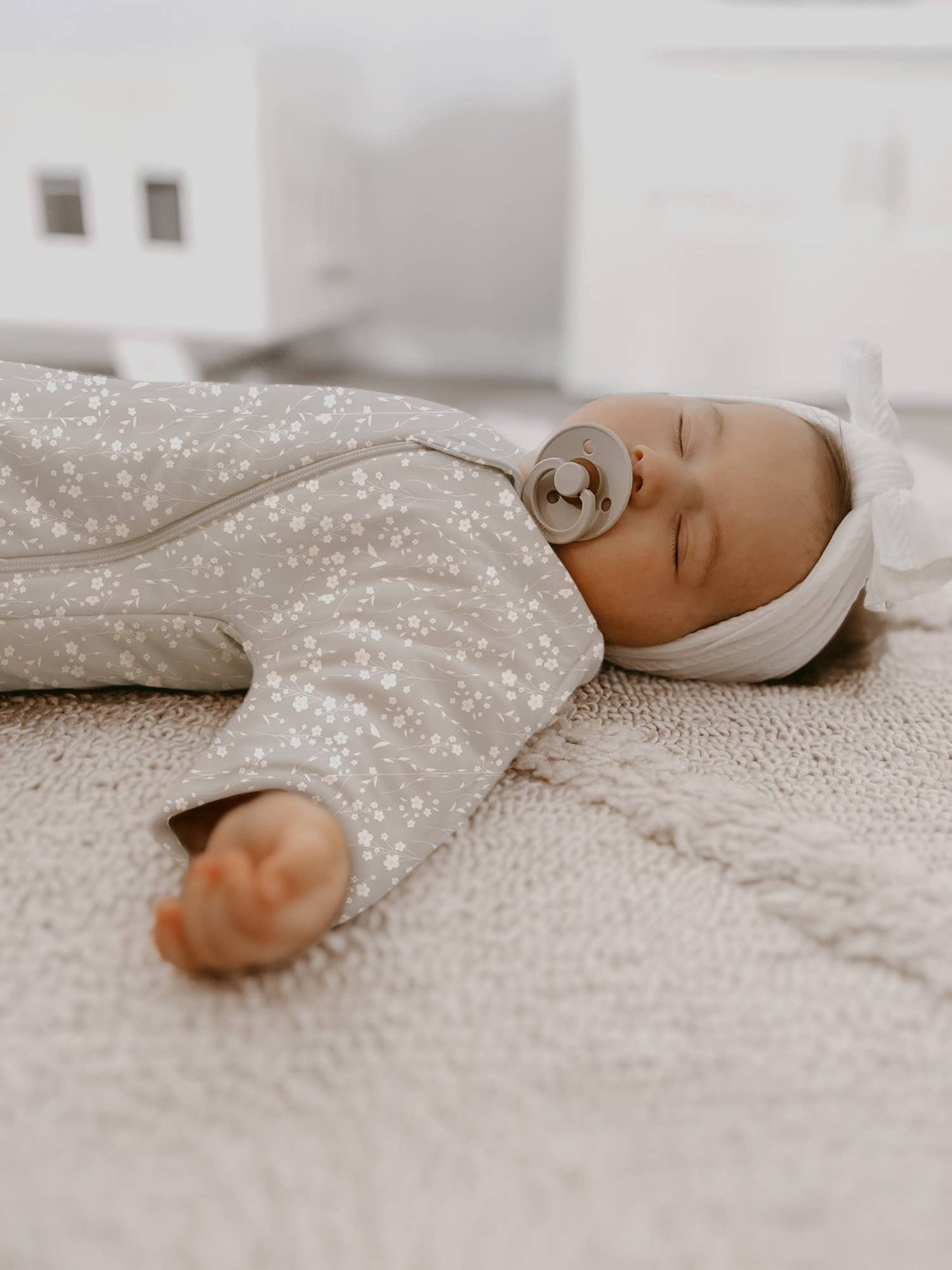 Long Sleeve Transitional Swaddle Sleep Sack 0.5 TOG 3-6M