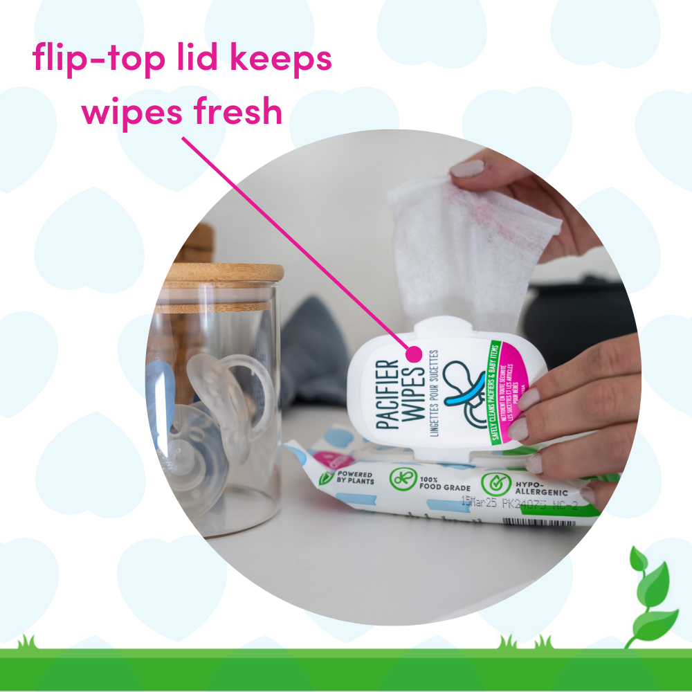 Dapple Pacifier Wipes, Fragrance Free, 40 ct (Case of 12)