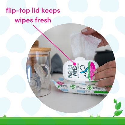Dapple Pacifier Wipes, Fragrance Free, 40 ct (Case of 12)