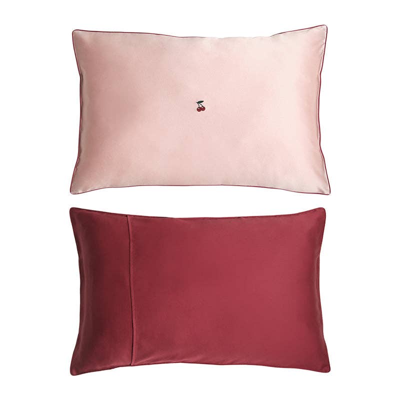 "Lost Cherries" Silk Pillowcase