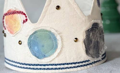 Space Themed Birthday Full Sized Crown for Kids