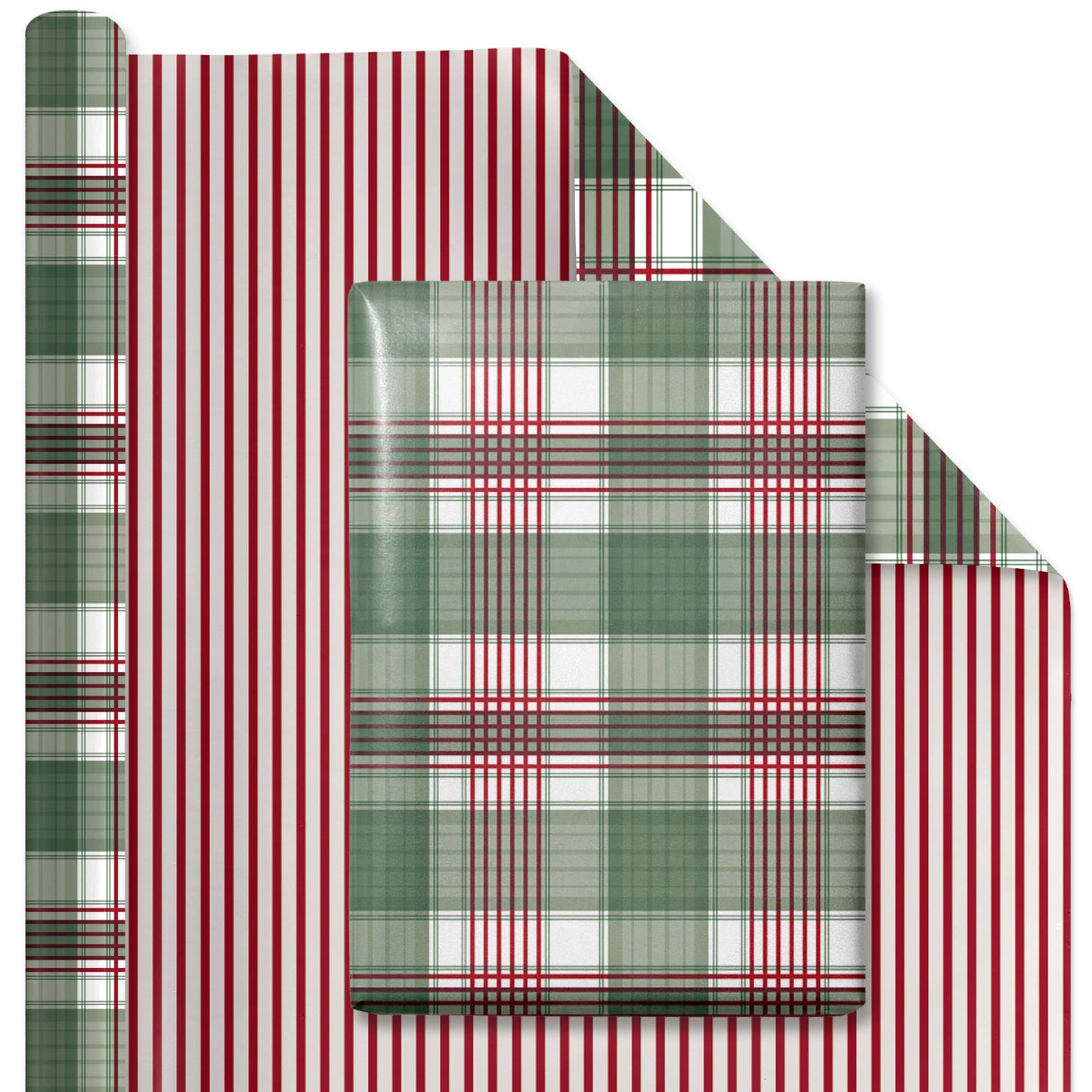 Northfolk Pine Nutcracker Wrapping Paper Bundle 4-pack