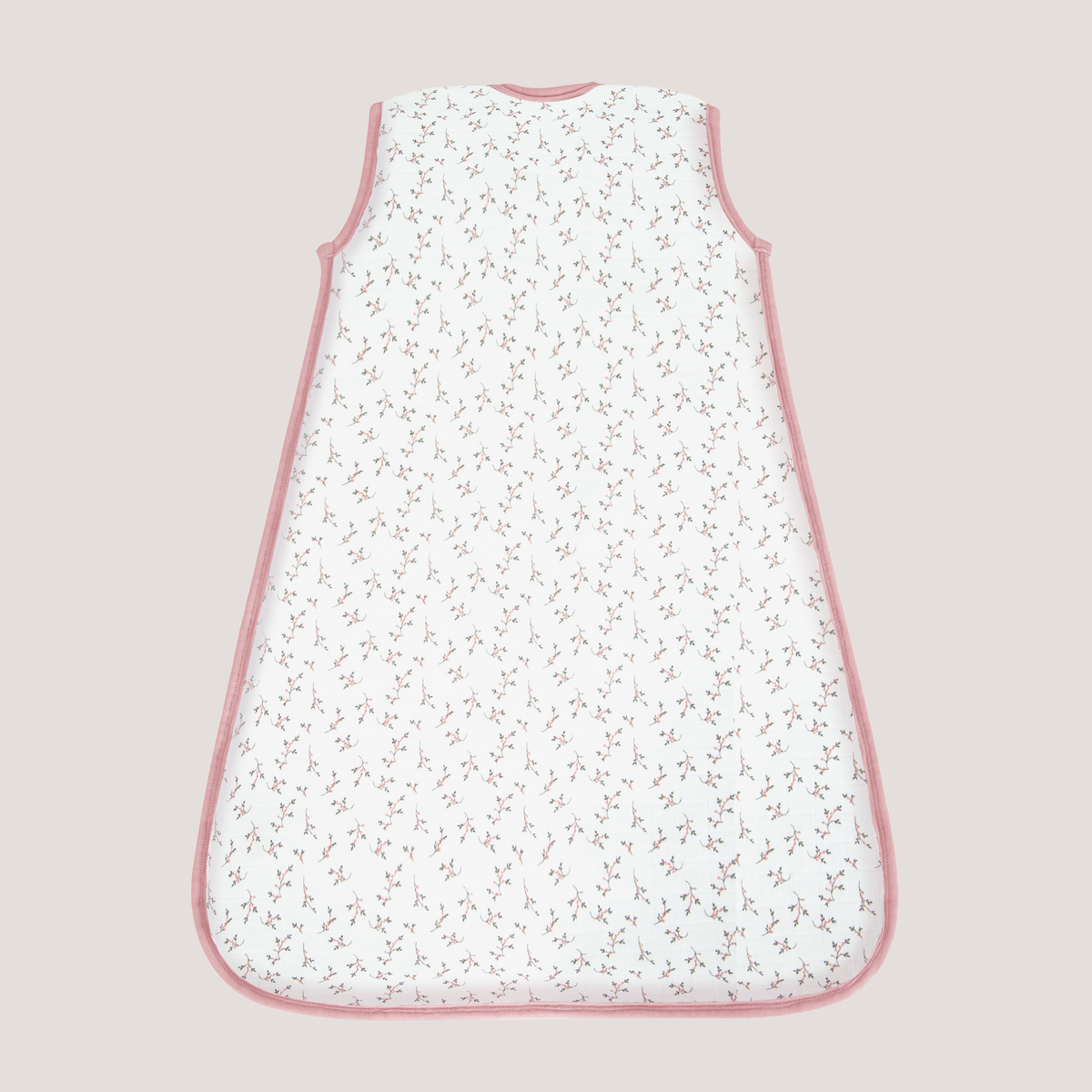 Coco Cuddle Bamboo Muslin Baby Sleep Sack 0.5 TOG, Floral Pink