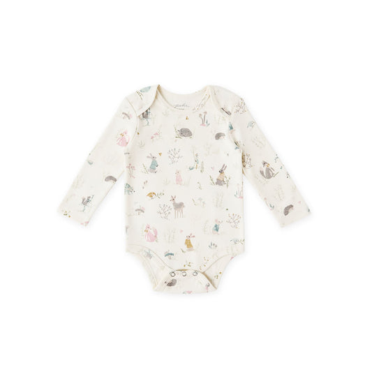 Lap Shoulder One-Piece - Forest Fable