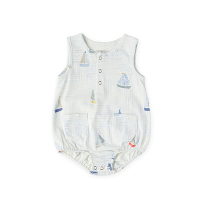 Sleeveless One-Piece - Set Sail