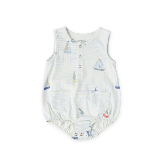 Sleeveless One-Piece - Set Sail