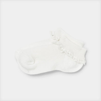 Girl Maison Guille socks - Elsa, Jacadi White