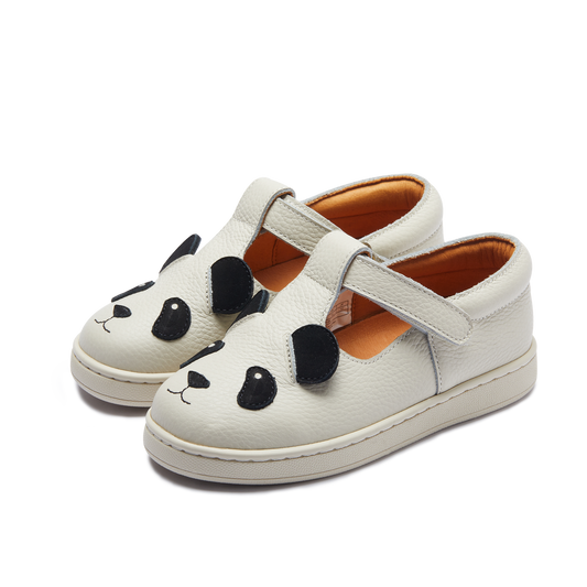 Sunni Classic Shoes | Panda | Off White Leather