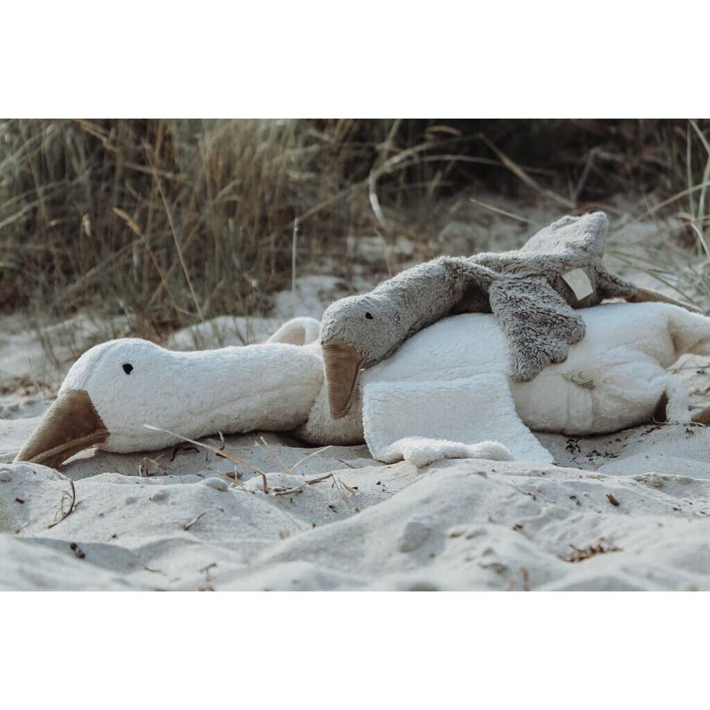 Cuddly animal Goose small | grey
