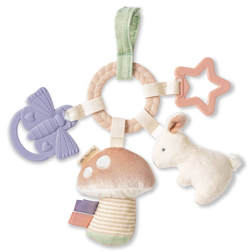 *NEW OPTION* Bitzy Busy Ring™ Teething Activity Toy: Rainbow